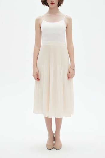 Nichii Women's Ruffled Midi Skirt