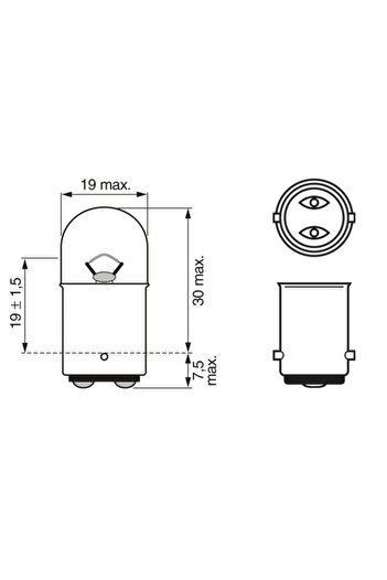 Bosch Indicator bulb LAND ROVER RANGE ROVER II (P38A) 1994-2002