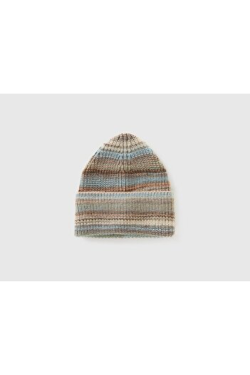 United Colors of Benetton Colorful Wool Beret