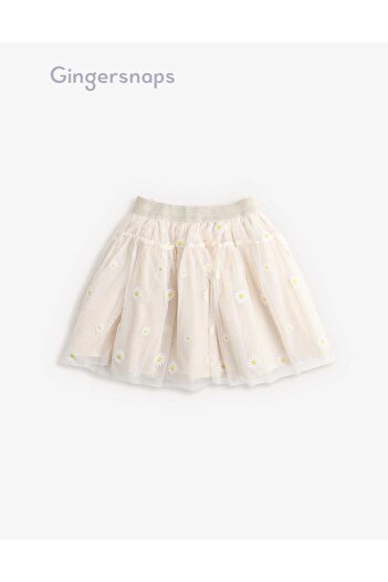 Gingersnaps Floral Tulle Girls' Skirt