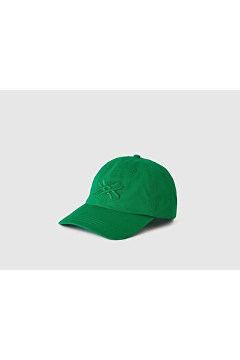 United Colors of Benetton Embroidered Logo Curved Edge Cap