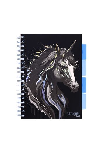 Strigo Caiet spirala si separatoare Project Book UNICORN B5, matematica, 200 pg, coperti carton PADS022