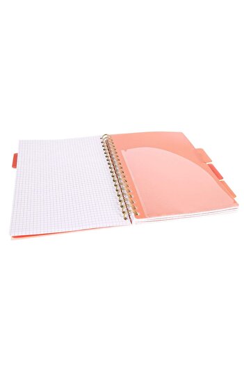 Strigo Caiet spirala si separatoare Project Book FLORI B5, matematica, 200 pg, coperti carton PADS079