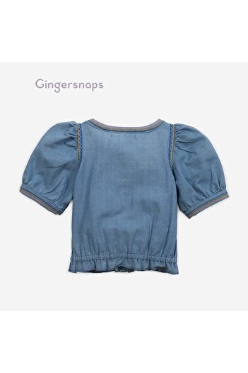 Gingersnaps Girls Ruffled Knit Top