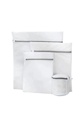 Choice White Laundry Bags Printing Fine Mesh Clothing Care and Washing Bag Set Large Mesh Bra Washing Cloth