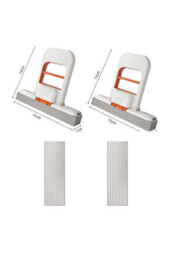 Choice 2PCs mop-2pc head Powerful Squeeze Mini Mop Folding Home Cleaning Mops With Sponge Self-squeezing Fl