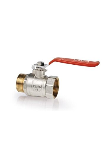 Other Nickel-plated ORO ball valve with steel lever choke DSt version NW 1 inch
