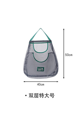 Choice king-size double bag Reusable Storage Bags Kitchen Hanging Mesh Bag Home Fruit And Vegetable Storage
