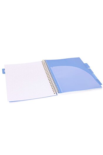 Strigo Spiral notebook and dividers Project Book MARBLE A4, mathematics, 200 pg, cardboard covers PADS028