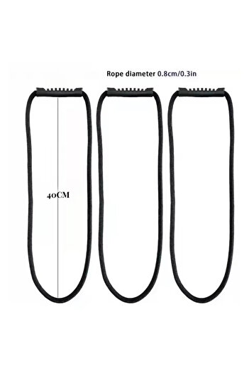 Choice 3pcs 40cm 1/3/5Pcs Extension Cord Storage Strap with Handle Heavy-Duty Hook Organizer for Hoses, Cor