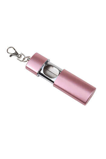 Choice Rose Gold Portable Ashtray With Lid Outdoor Pocket Ashtrays With Keychain Travel Ashtrays Mini Keych