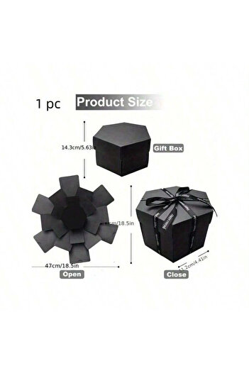 Choice 1 set STYLE A DIY Explosion Photo Album Gift Box DIY Scrapbook Lovely Surprise Explosion Couple Box