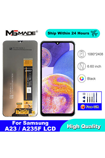 Choice 4G Black no frame 6.6'' For Samsung Galaxy A23 4G Display SM-A235F SM-A235F/DS LCD Touch Screen Digi