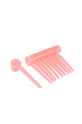 Choice pink 10Pcs 5g Measuring Spoons Coffee Protein Milk Powder Scoop Home Kitchen Gadgets DIY Plastic Mea