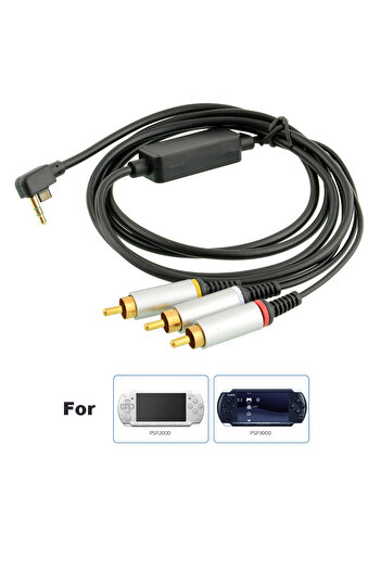 Choice AV 3RCA AV RCA 3RCA Ypbpr 5RCA Cable for PSP 2000 3000 Game Console Connect TV Audio and Video Wire