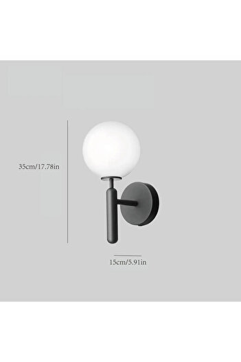Choice E27(Not included) Black Simple Modern LED Wall Lamps are Suitable For Hotel Bedroom Bedside Living R