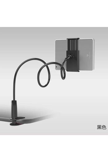 Choice Black Phone Clip on Stand Holder with Grip Flexible Long Arm Gooseneck Tablet Lazy Bracket Mount Cla