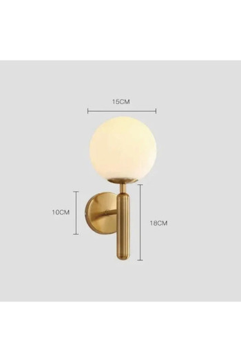 Choice E27(Not included) Gold Simple Modern LED Wall Lamps are Suitable For Hotel Bedroom Bedside Living Ro