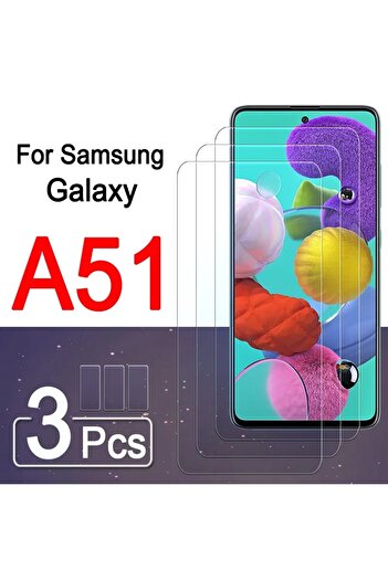 Choice Tempered glass 3 Pieces Samsung A51 3PCS Tempered Glass Screen Protector For Samsung A51 4G 5G Prote