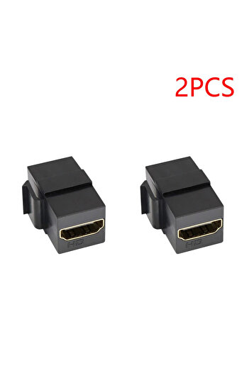 Choice Black Keystone Plate Adapter HDMI-Compatible Female To Female Keystone Support 4k Easy To Use for Wa