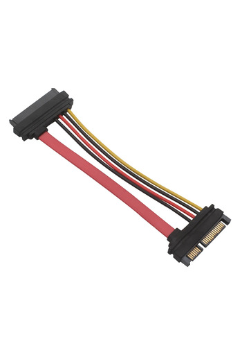 Choice 15cm SAS to SATA SFF-8482 SAS 29 Pin to SATA 22Pin Hard Disk Extension Cable with 15 Pin SATA Power