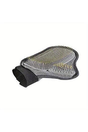 Choice Light Grey Gentle Deshedding Pet Grooming Glove - Efficient Dog & Cat Hair Removal Brush with Massag