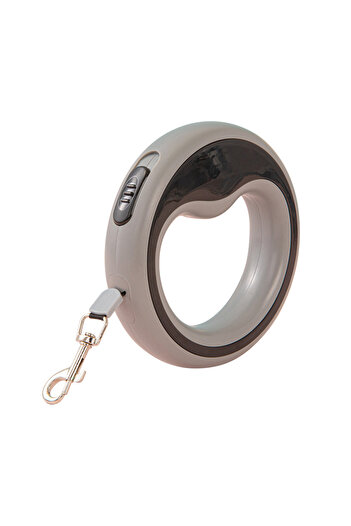 Choice Grey 250cm/98.43in Automatic Retractable Dog Leash Outdoor Training Pet Leash for Small Medium Dog D