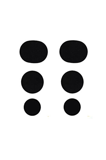 Choice 6pcs 6pcs Black Repair Patch for Sports Shoes Vamp Self Adhesive Patches Shoes Hole Patch Washable