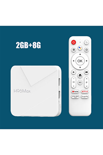 Choice EU Plug 2GB 8GB H96 Max Android 14 TV Box RK3518 2.4G 5G Wifi6 BT 3D HD