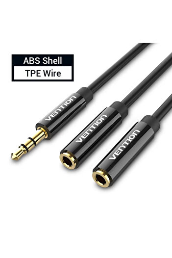 Choice 0.3m Classic Vention Aux Cable 3 5 Jack Cable Headphone Splitter Audio Splitter Jack 3.5 Cable Male