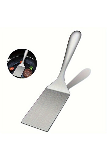 Choice 1pc Small Stainless Steel Spatula, Grill Turner Spatula, Grill Turner, Stainless Steel Small Frying