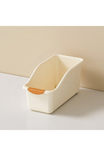 Choice Cream Yellow Plastic Multifunctional Organizers Storage Box Kitchen Home Cleaning Products Storage O