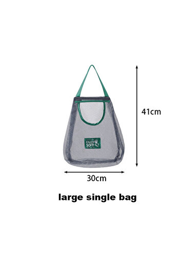 Choice large single bag Reusable Storage Bags Kitchen Hanging Mesh Bag Home Fruit And Vegetable Storage Net