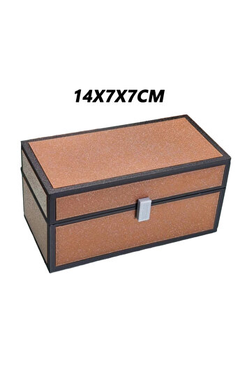 Choice 14x7x7cm MC Storage Box Magnetic Pixel Cute Jewelry Organizer Mini Toy Trinket Case Block Style Desk