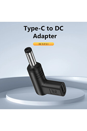 Choice 12V DC5.5x2.1 12V/15V/19.5V Power Connector Multifunctional Type C To DC Jack Plug Charging Adapter