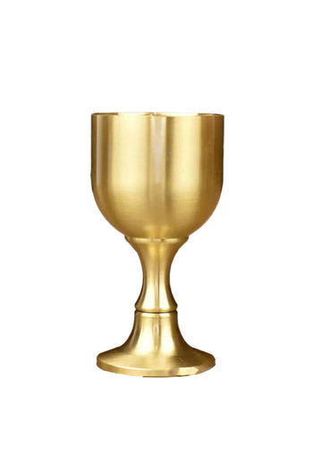 Choice L 50/100ml Vintage Brass Wine Glass Drinking Liquor Tumbler Cups Mugs Portable Smooth Edge Water Be.