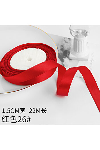 Choice 22 Meters Length Red Wusmart 22Meters/Roll 1.5cm Single Face Satin Ribbon DIY Handmade Crafts Fabric