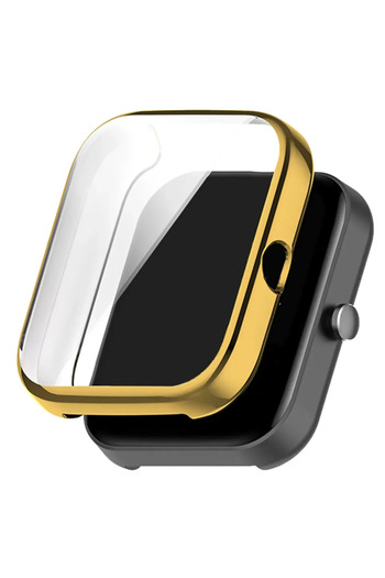 Choice Gold TPU Protective Cover For Amazfit Bip 3 Smart Watch Screen Protector Case For Huami Amazfit Bip3