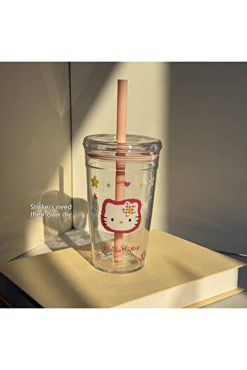 Miniso A 450ML Creative Hellokitty Cute Cartoon Coffee Cup With High Value And High Temperature Resistance
