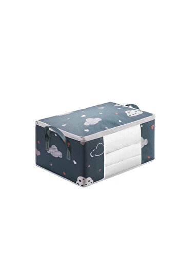 Choice blue M Large Capacity Multi-Purpose Storage Bag with Handles, Dustproof Moisture-Resistant Odorless