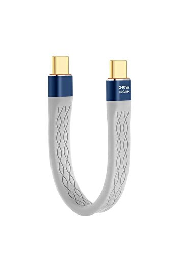 Choice 13cm USB4 Data Cable Thunderbolt4 Type C Cable 40Gbps 13.5cm Short Cable PD 240W Charging Cable For