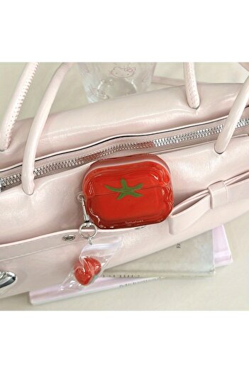 Choice AirPods Pro Jm [Jm] Niche cute semi-transparent tomatoes are suitable for airpods 4th generation blu