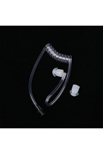 Choice Transparent Coil Acoustic Air Tube Earplug Replacement For Radio Earpiece Headset For Motorola Fo...