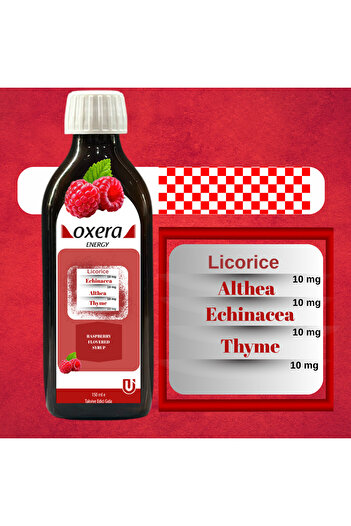 OXERA ENERGY Syrup – Herbal Formula with Immune Support (Echinacea + Thyme + Licorice + Althea)