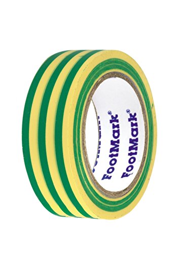 Home Electrical Tape, 20 M, Green/yellow