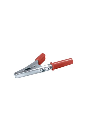 Home Alligator Clip, Red, Banana Connector