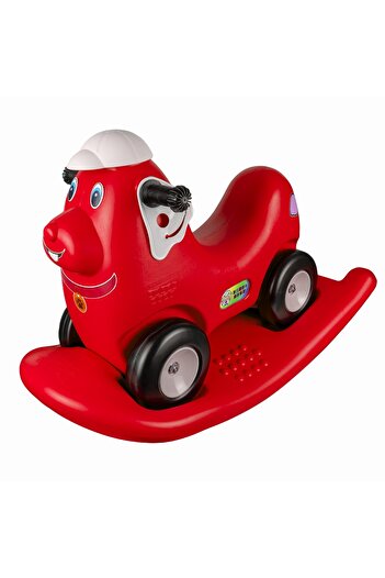 Robentoys 2-in-1 Rocking Dog, Red -