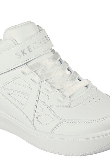 SKECHERS , Sport Court 92 -leather sneakers, Off-white, 31 EU