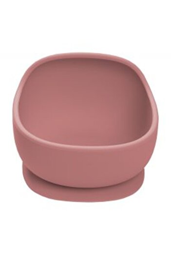 APPEKIDS Silicone bowl with suction cup, AppeKids, Classic - Old Rose