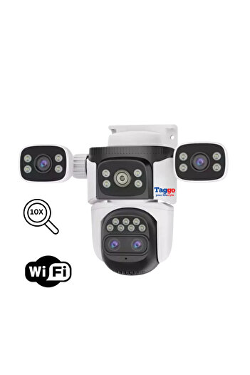 Vstar Taggo 16MP WiFi Surveillance Camera - 10X Zoom, Color Night Vision, Two-Way Audio